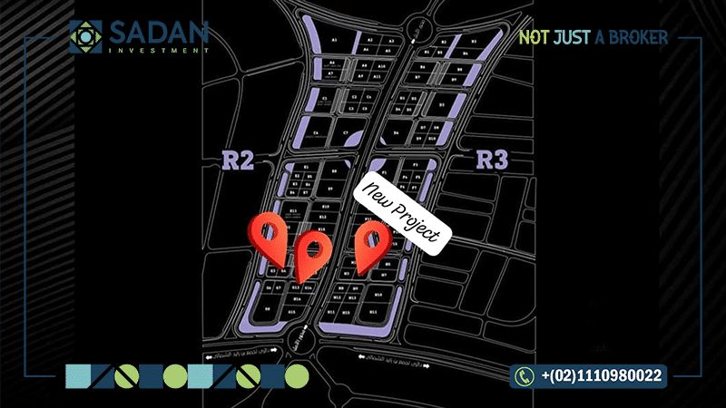 خريطة مول سيركل العاصمة الإدارية