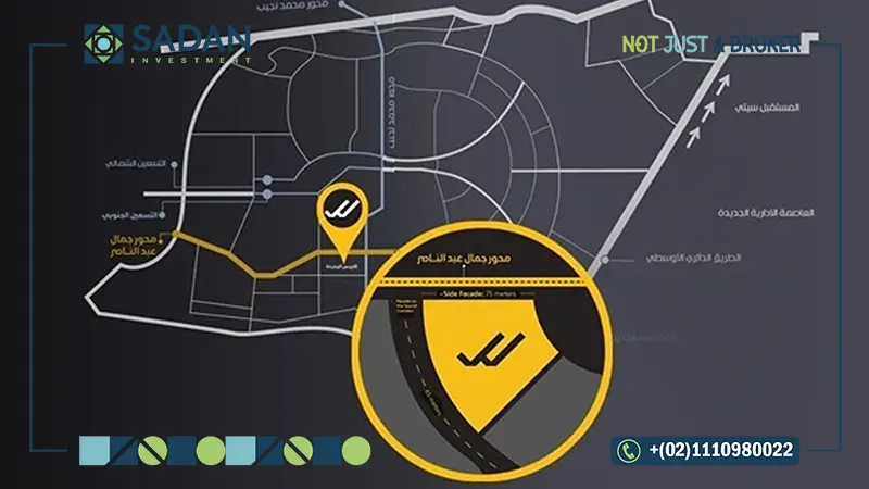 خريطة مول سين سوشيال ديستريكت