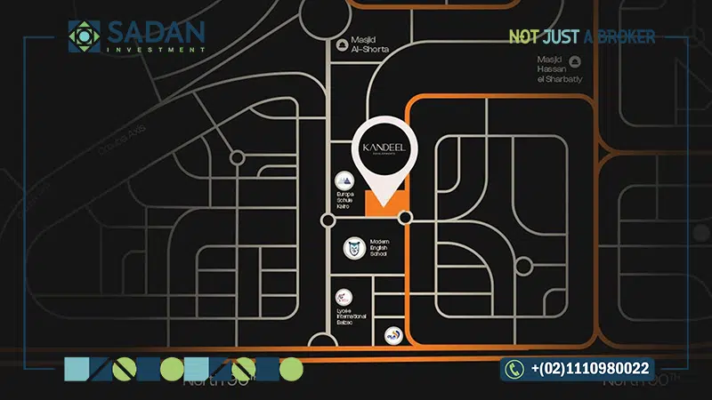 خريطة مول كاي 90 التجمع الخامس