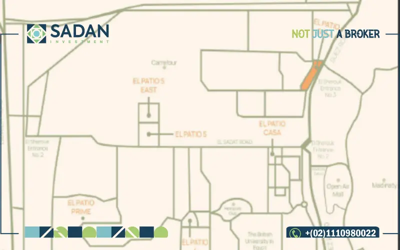 Compound El Patio Sola El Shorouk Map