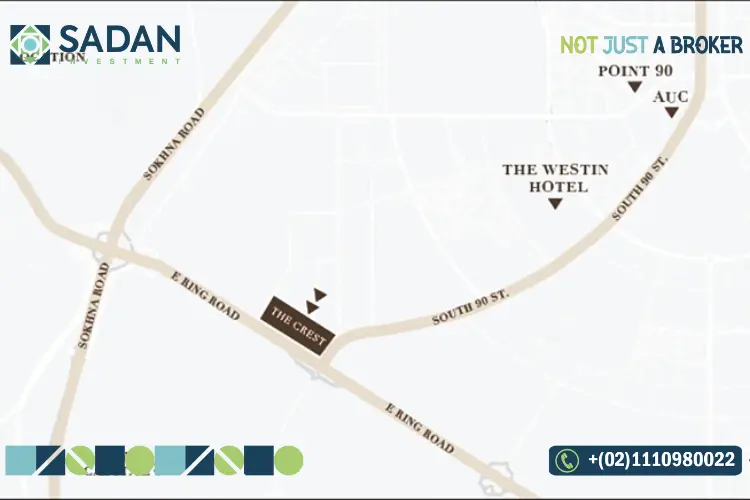 Location of The Crest Compound