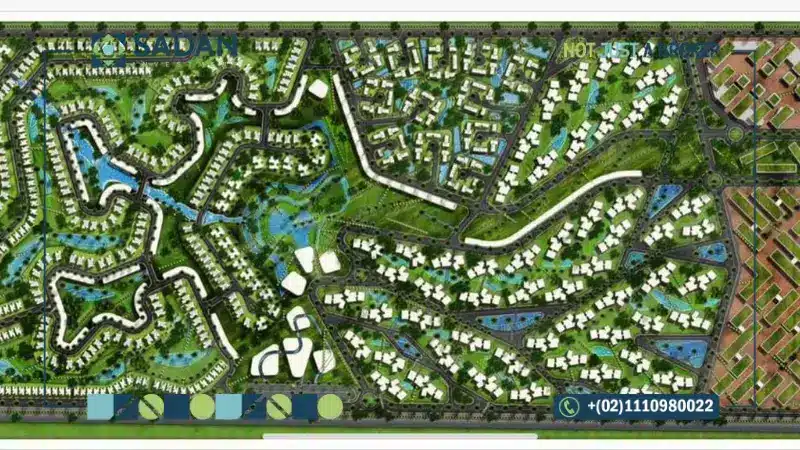 الماستر بلان في كمبوند رافتس الشيخ زايد