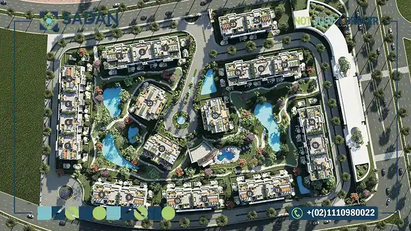 الماستر بلان في كمبوند شبابيك التجمع الخامس