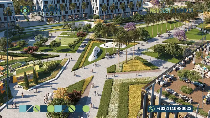 المساحات الخضراء في مول UBL التجمع الخامس