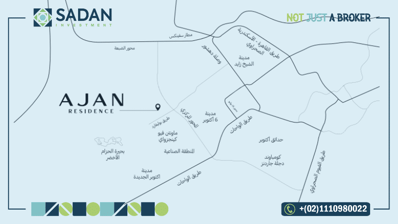 خريطة أجان الشيخ زايد