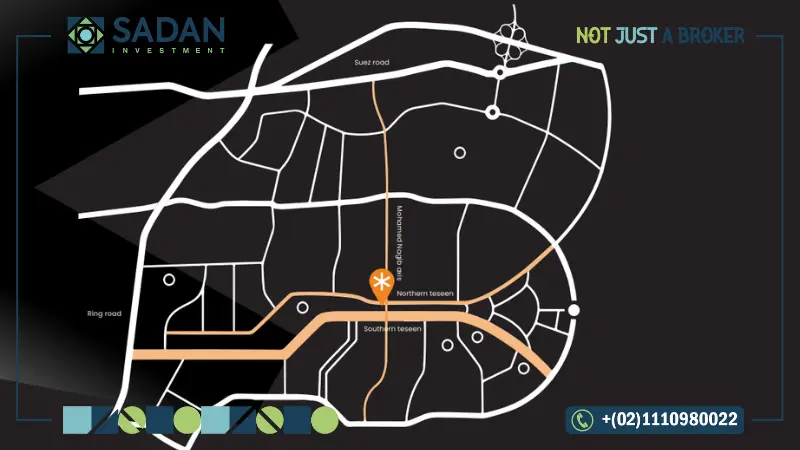 خريطة مول اليمنت التجمع الخامس