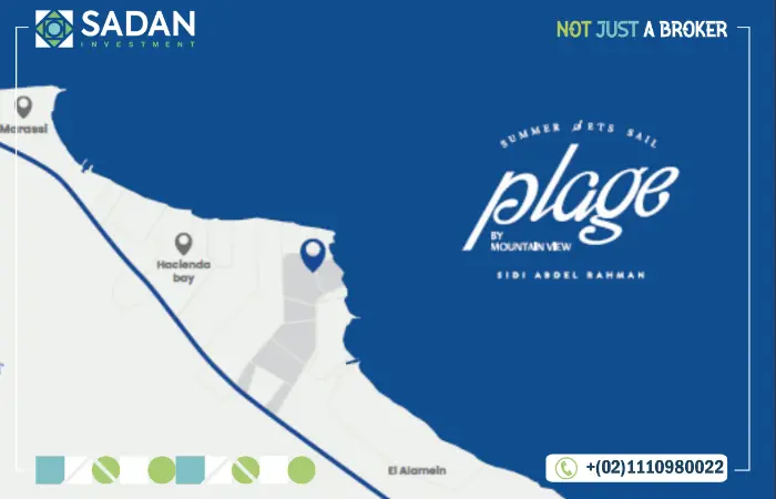 Location of Plage North Coast