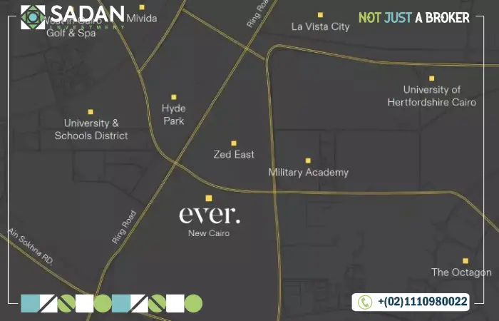 Map of Ever New Cairo