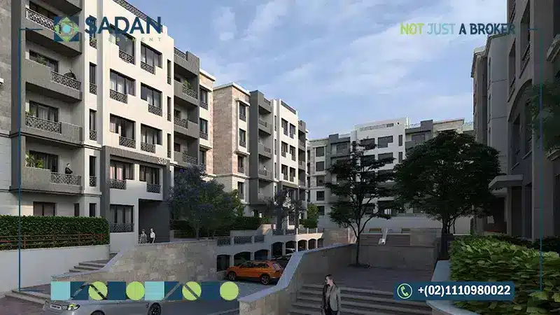 العمارات في كمبوند الكا التجمع السادس