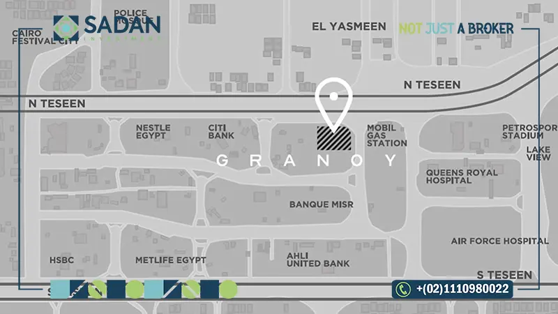 خريطة جرانوي مول القاهرة الجديدة