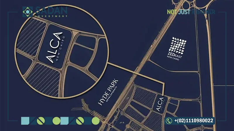 خريطة كمبوند الكا التجمع السادس