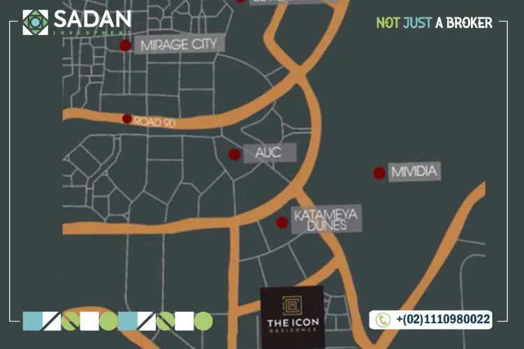 كمبوند ذا أيكون ريزيدنس التجمع الخامس