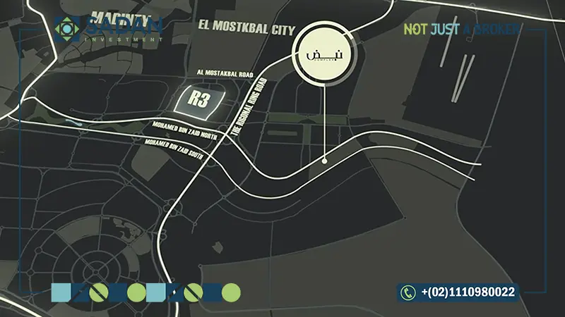 خريطة مول نبض كومبلكس العاصمة الإدارية