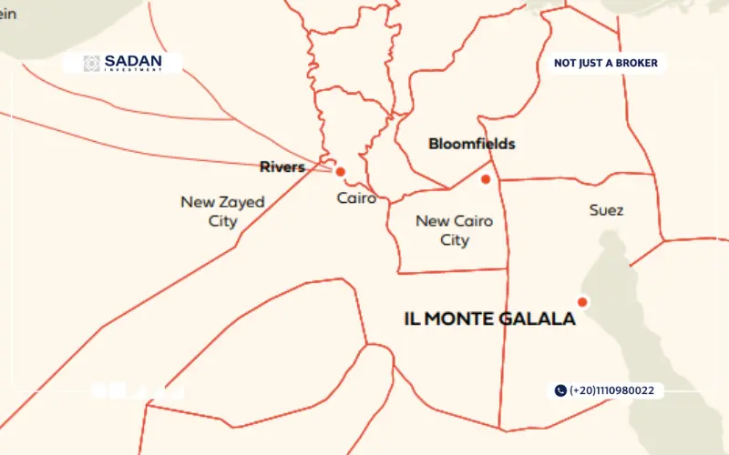 قرية ام ريزيدنس المونت الجلالة العين السخنة M Residence Il Monte Galala Ain Sokhna أسعار وتفاصيل 3 موقع قرية ام ريزيدنس