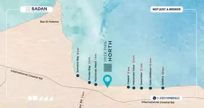 Location of Seashore Hyde Park