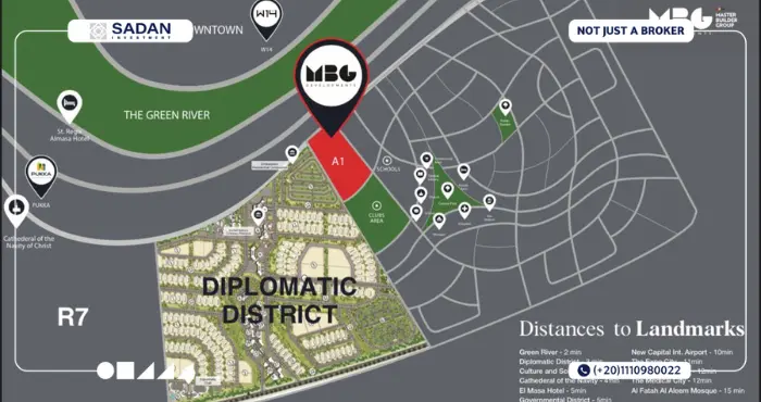 Map of Diplo East New Capital