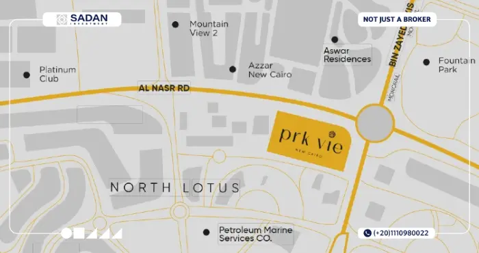 Map of Mall Prk Vie New Cairo