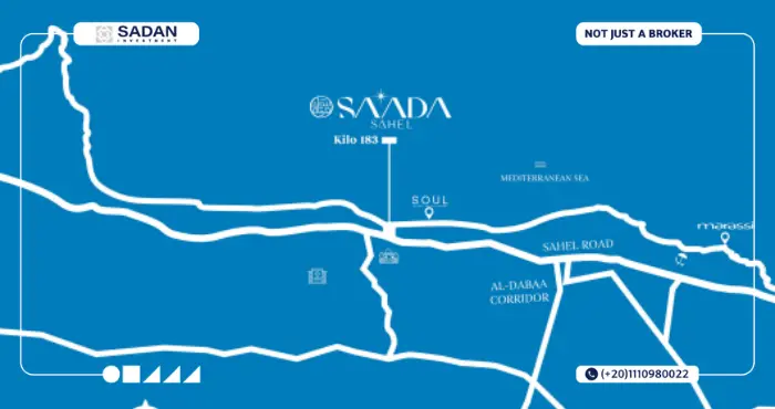 Map of Saada North Coast