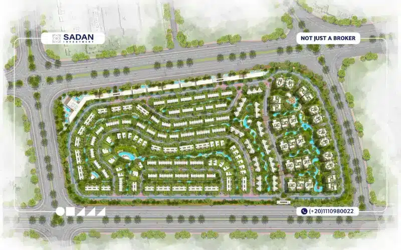 الماستر بلان في كمبوند ديبلو إيست