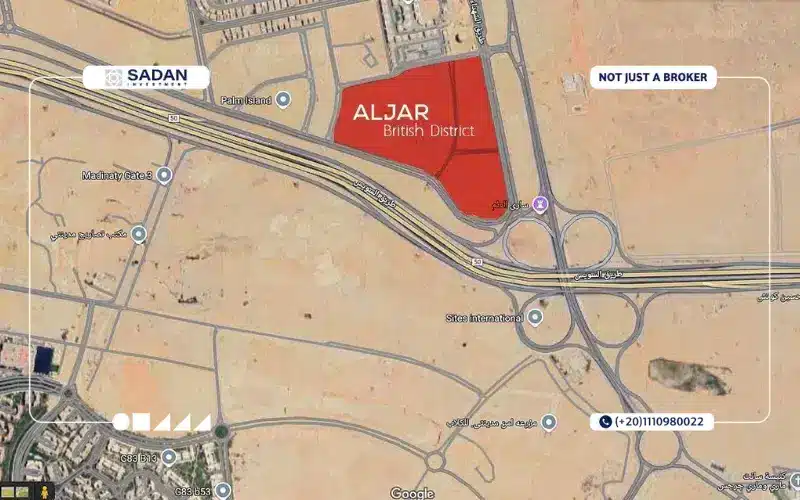 خريطة ألجار الشروق