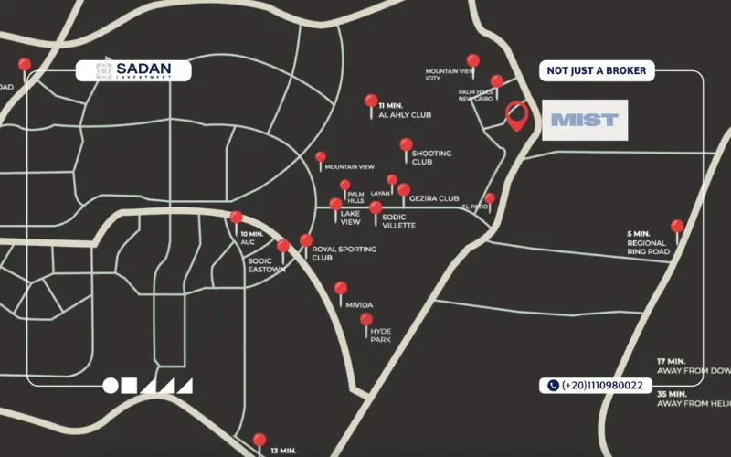 خريطة ميست التجمع الخامس