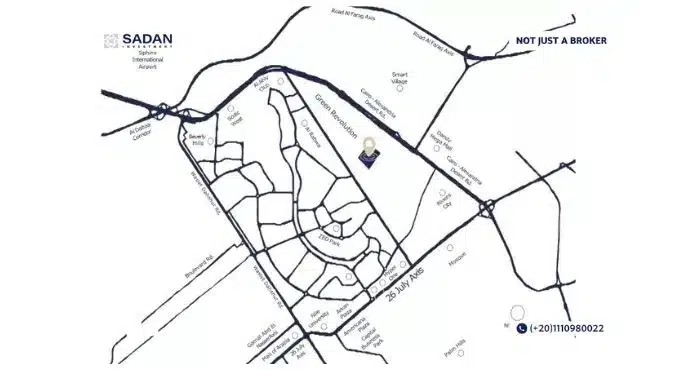 موقع كمبوند بونا نوفا الشيخ زايد