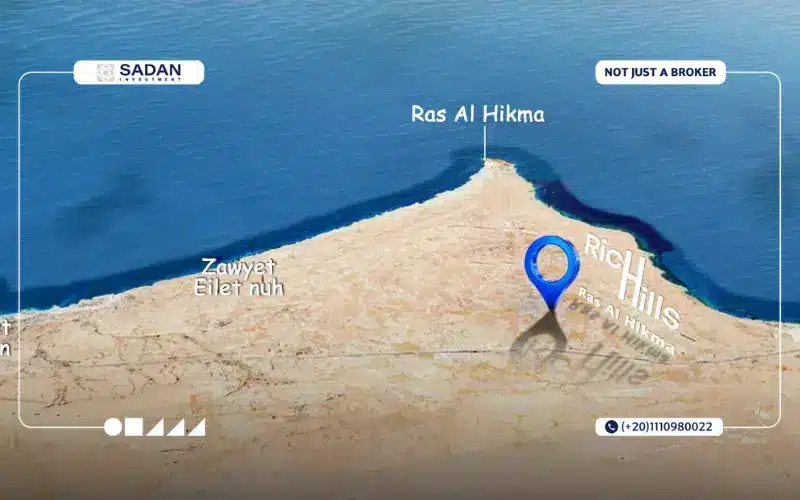 خريطة ريتش هيلز الساحل الشمالي