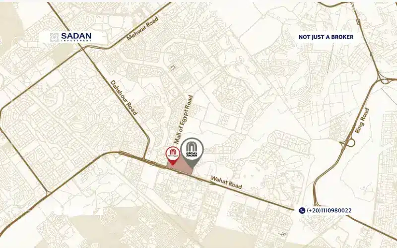 خريطة مشروع جنكشن 6 أكتوبر