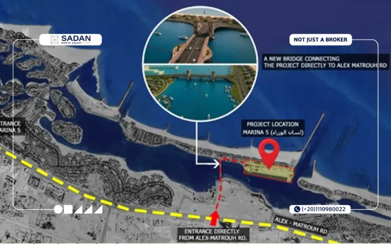 Map of Island 5 Marina