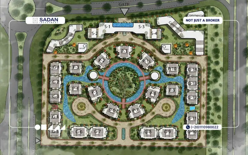 Master Plan of Queen Land Compound New Capital