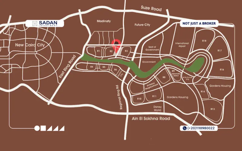 خريطة ITC New Capital