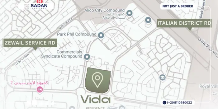 كمبوند فيدا ريزيدنس حدائق أكتوبر