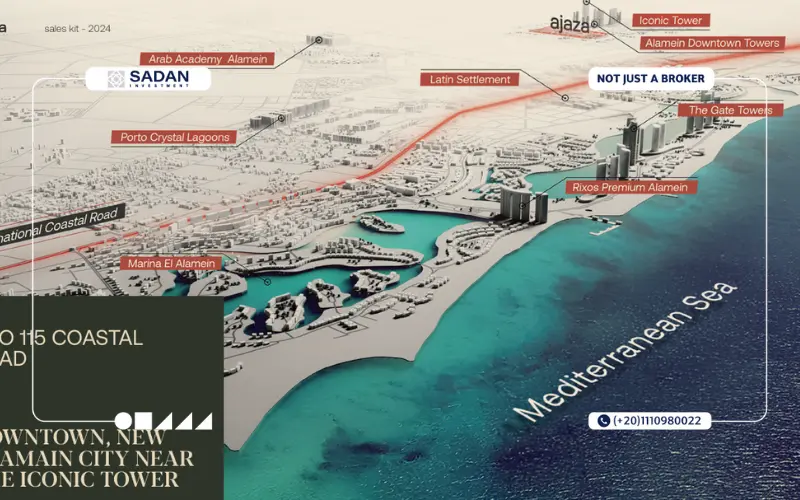 Map of Ajaza New Alamein