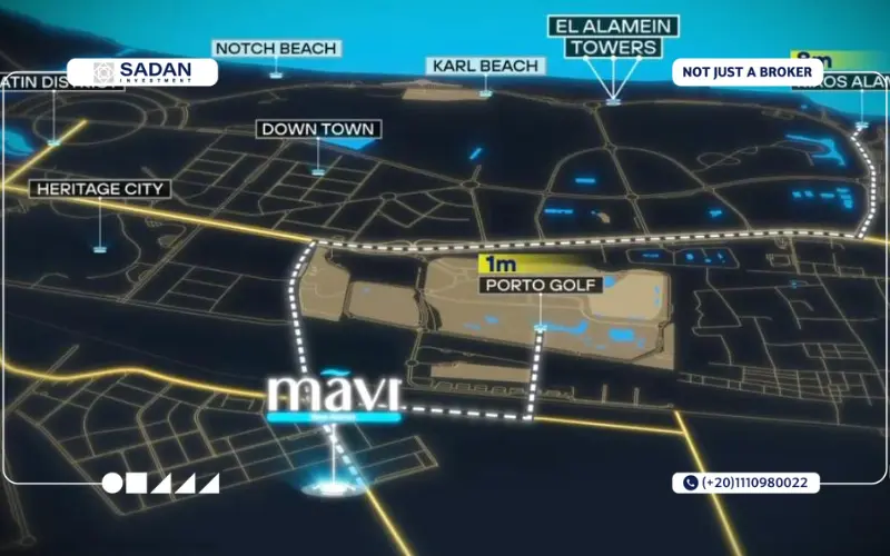 Map of Mavi New Alamein