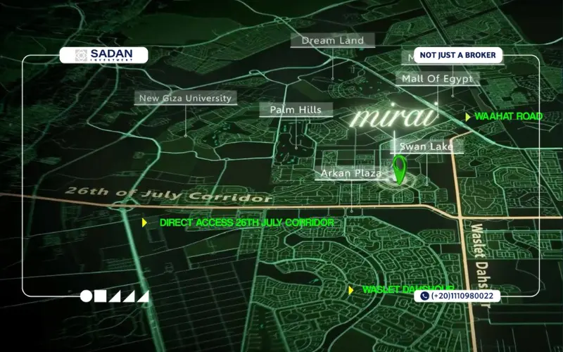 Map of Mirai October