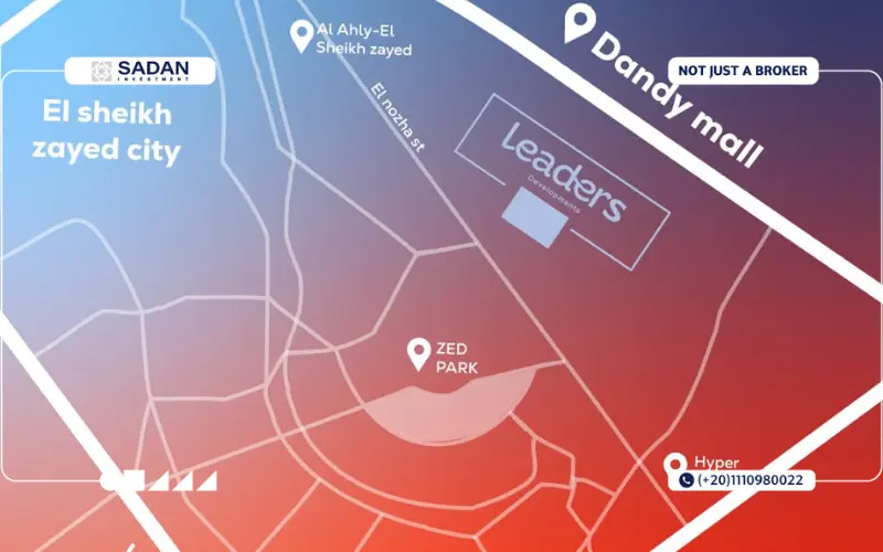 موقع كمبوند Calma Zayed الشيخ زايد