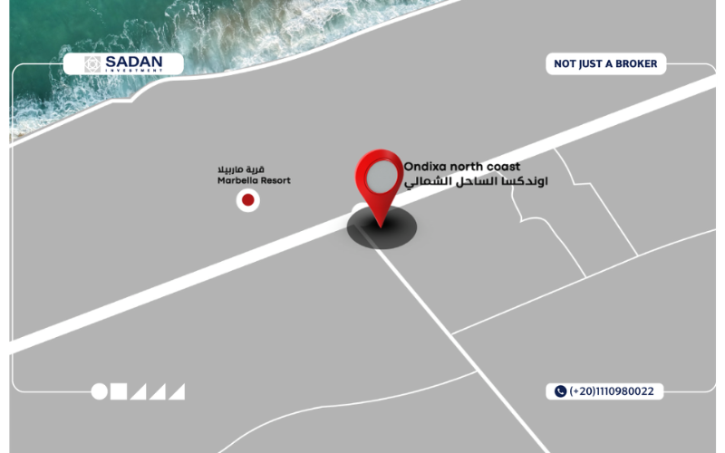 قرية أونديكسا الساحل الشمالي Ondixa North Coast 8 موقع مشروع أونديكسا الساحل الشمالي