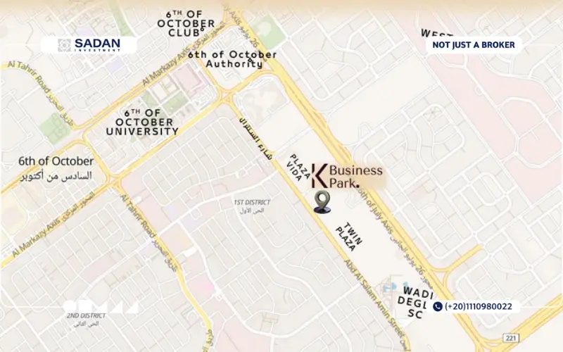 موقع مول K Business Park أكتوبر