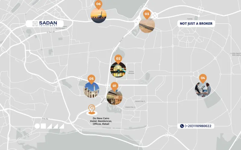 Map of Do Boutique New Cairo