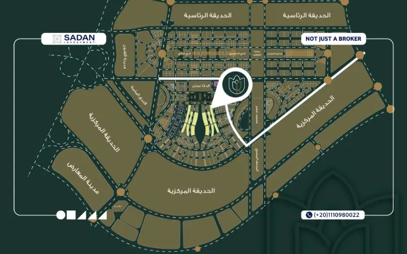 خريطة ريجبنسي ان هوتيل العاصمة الإدارية