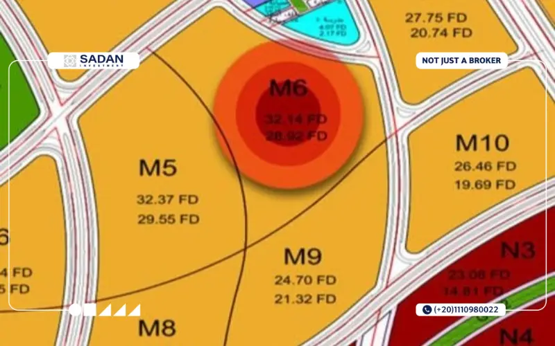 Map of Compound Sage Lakes Residence New Capital