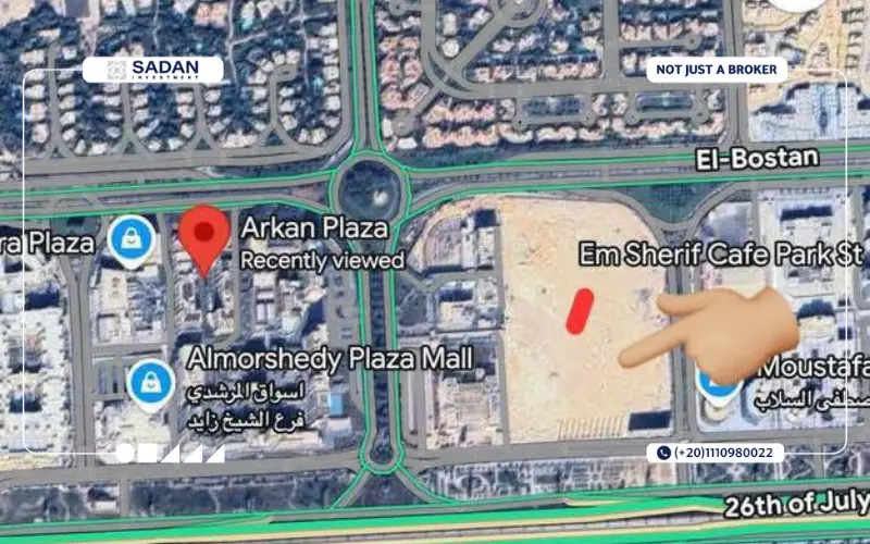 Map of Mall Bridgets Sheikh Zayed