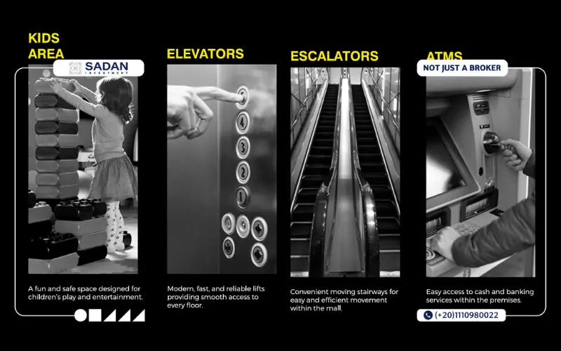 الخدمات في مول اميرا تاور العاصمة الإدارية