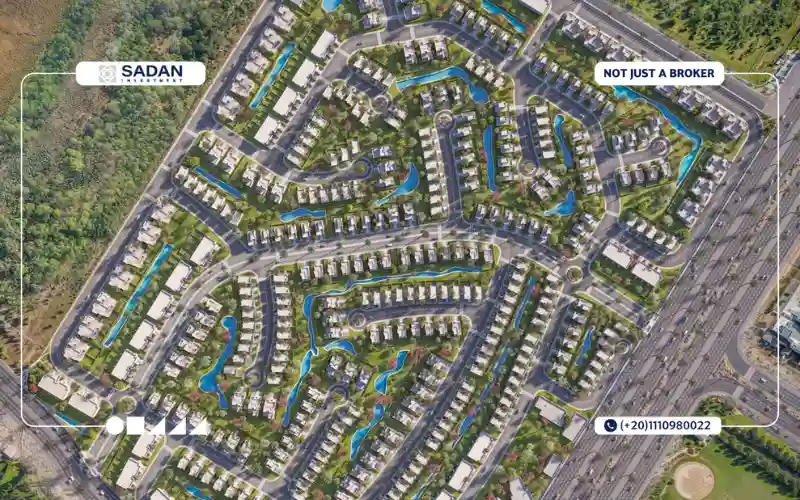 الماستر بلان في Compound 97 Hills Palm Hills