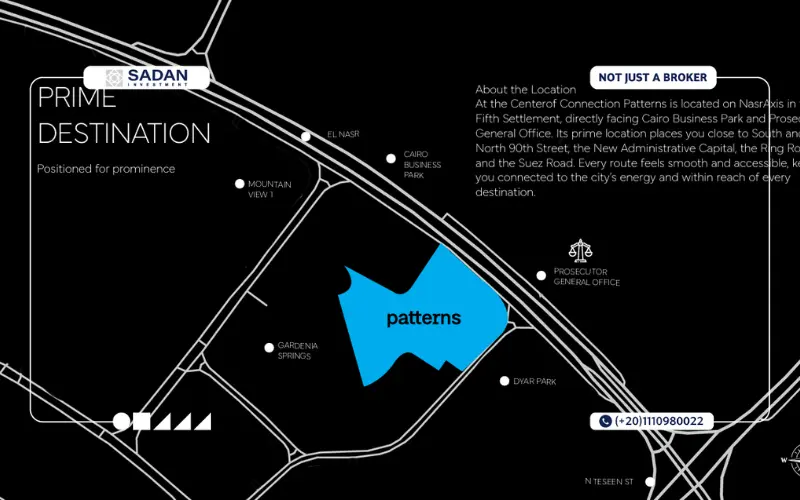 خريطة مول Patterns التجمع الخامس