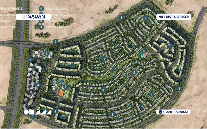 ماستر بلان كمبوند سوديك ايست فيل المستقبل سيتي