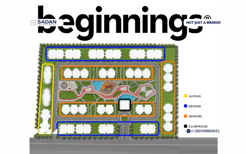مخطط كمبوند Beginnings New Zayed