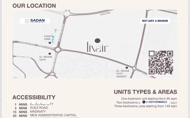 Location Of Compound Livair New Cairo
