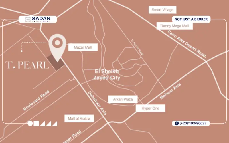 Location of Compound T Pearl New Zayed
