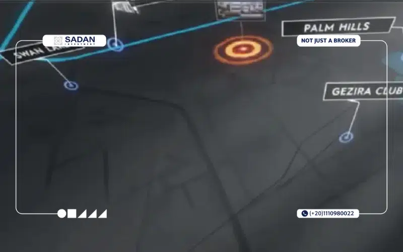 Location of Izar Plaza Mall Sheikh Zayed